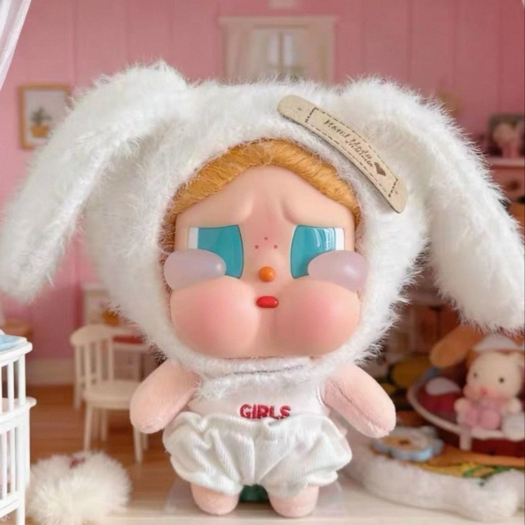 Crybaby crybaby เสื้อผ้าเด็ก Vacation Series ไวนิลจี้ Plush หมวกท่อง Together เสื้อผ้าเด็กร้องไห้เสื้อผ้าเด็ก