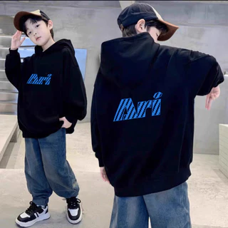 🍂【boxy hoodie】 ร้อยชุด Hoodies Ari Jersey Graphic Casual Cotton เสื้อฮูด kids Hoodie Y2k มีทั้งชายและหญิง 120-150CM