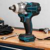 Makita บล็อกแบต 220V ประแจไฟฟ้า แบต แบตเตอรี่ไฟฟ้าเจาะไร้สายแบตเตอรี่ลิเธียมเจาะ 1/2 ซ็อกเก็ตไฟฟ้า Impact Spanner สำหรับ แบตเตอรี่ บล็อคไร้สาย
