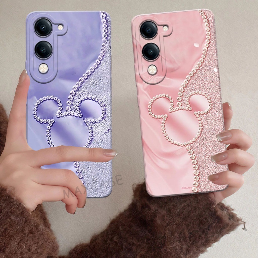 M0P Softcase Hp Vivo Y04S - เคส Vivo Y29S 2025 Mickey Glitter Motif - เคส Hp น่ารัก - เคส Hp ปัจจุบั