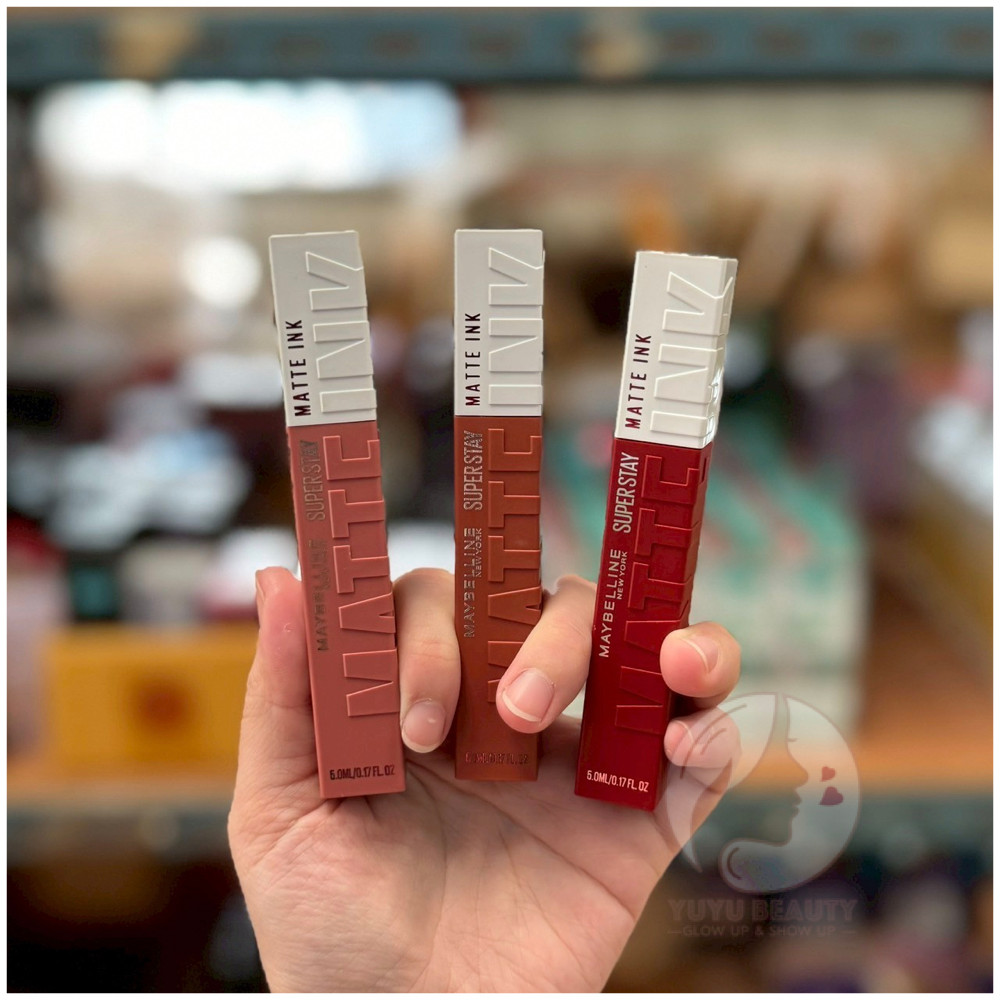 Maybelline Superstay Matte Ink Lip 5ml. เมย์เบลลีน ซุปเปอร์สเตย์ แมท อิ้งค์ ลิป 5มล.