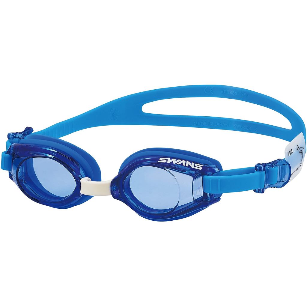 SWANS SJ-9 Children's Swimming Goggles (Japan Made) – Ages 3–8, Anti-Fog, Antibacterial Cushion, Mir