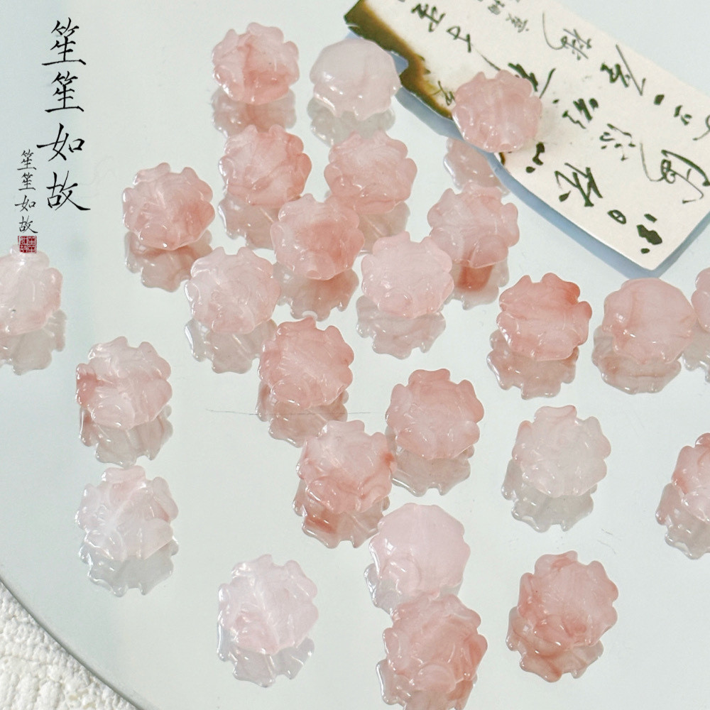 [Cai Hibiscus] ใหม่สไตล์จีน DIY handmade beading สำหรับสร้อยข้อมือและสร้อยคอมืออาชีพ