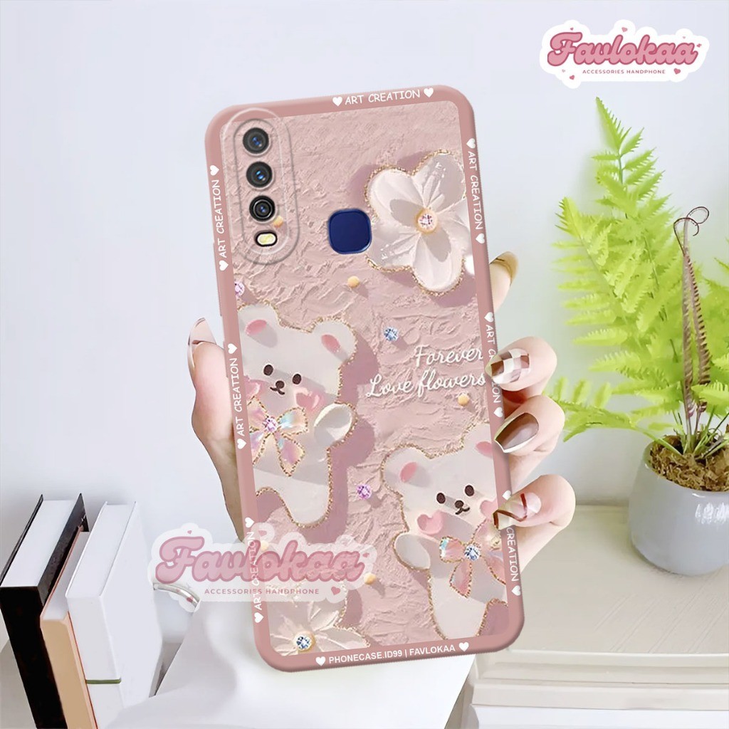 (FL02) Case Vivo Y12 Vivo Y15 Vivo Y17 Vivo Y19 Case Procamera Fashion Case Softcase Silicone Tpu