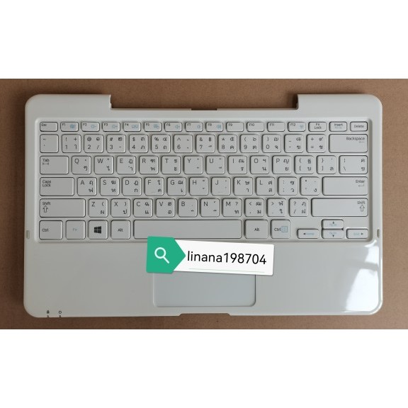 เหมาะสําหรับ Samsung XE500T1C XQ500T1C 500T1C แป้นพิมพ์แป้นพิมพ์แท็บเล็ตพร้อมทัชแพดเปลือก c