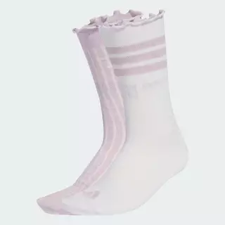 adidas ไลฟ์สไตล์ ถุงเท้า Glow (2 คู่) Unisex สีขาว KC9606