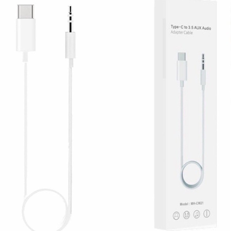สาย Type c to Aux 3.5 มม. สายฟังเพลง AUX Type-c สายแปลง 3.5mm Jack Adapter Audio cables USB-C 1A