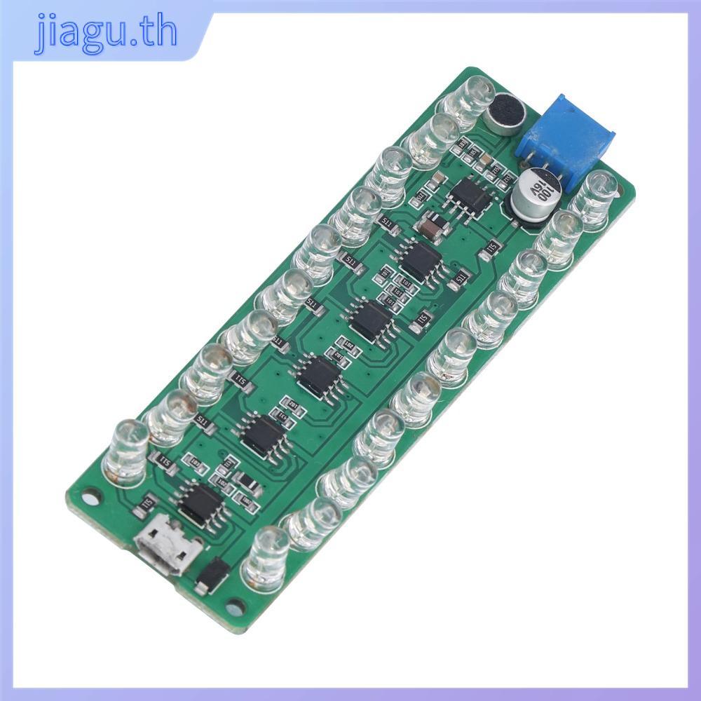 JIAGU VU Meter,การเชื่อมต่อย้อนกลับป้องกันMelody Light LED VU Meter,LED Indicatesควบคุมเสียงจอแสดงผล