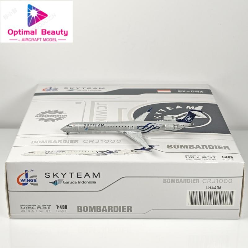 JC Wings LH4406 1: 400 อินโดนีเซีย Airlines CRJ-1000ER PK-GRA รุ่นโลหะผสม