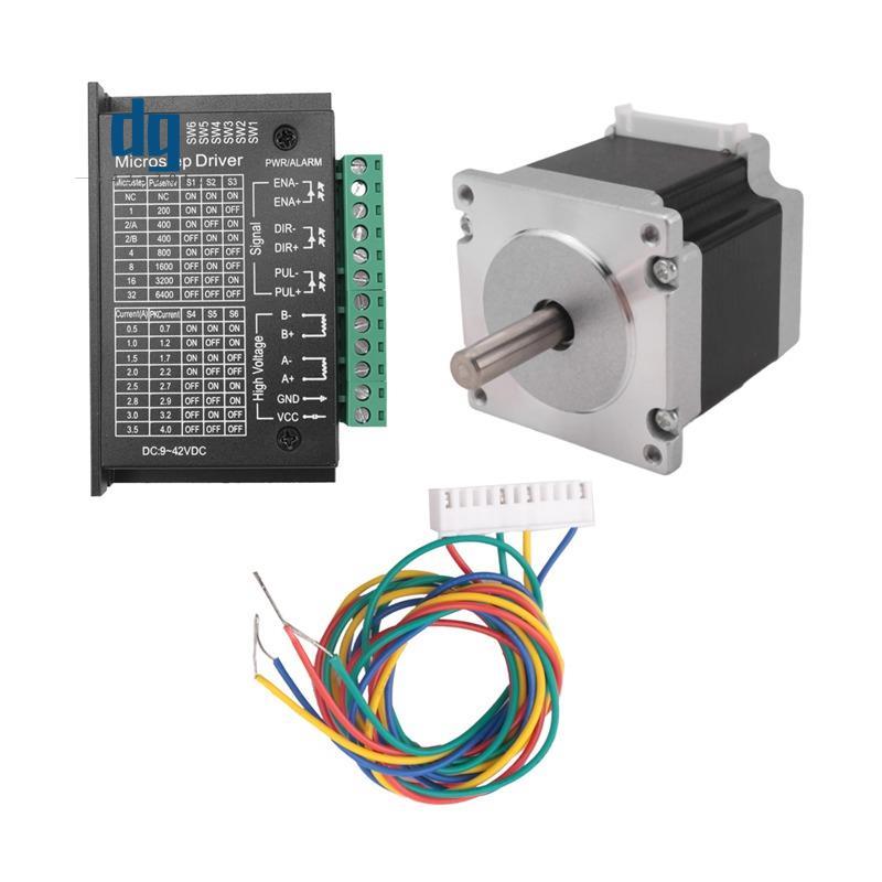 Nema 23 23HS5628 Stepper Motor 57 มอเตอร์ 2.8A พร้อม TB6600 Stepper Motor Driver NEMA17 23 สําหรับ C