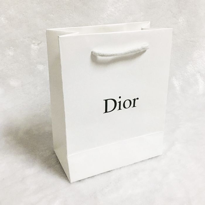 Dior Counter Cosmetic Paper Bag Small Gift Bag Paper Bag Tote Bag Dior Counter Cosmetic Paper Bag Sm