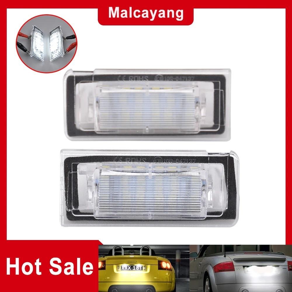 อุปกรณ์ตกแต่งรถยนต์ โคมไฟป้ายทะเบียน LED 8N0943021เอ 8N0943022A สําหรับ Audi TT MK1 8N Roadster 8N9 