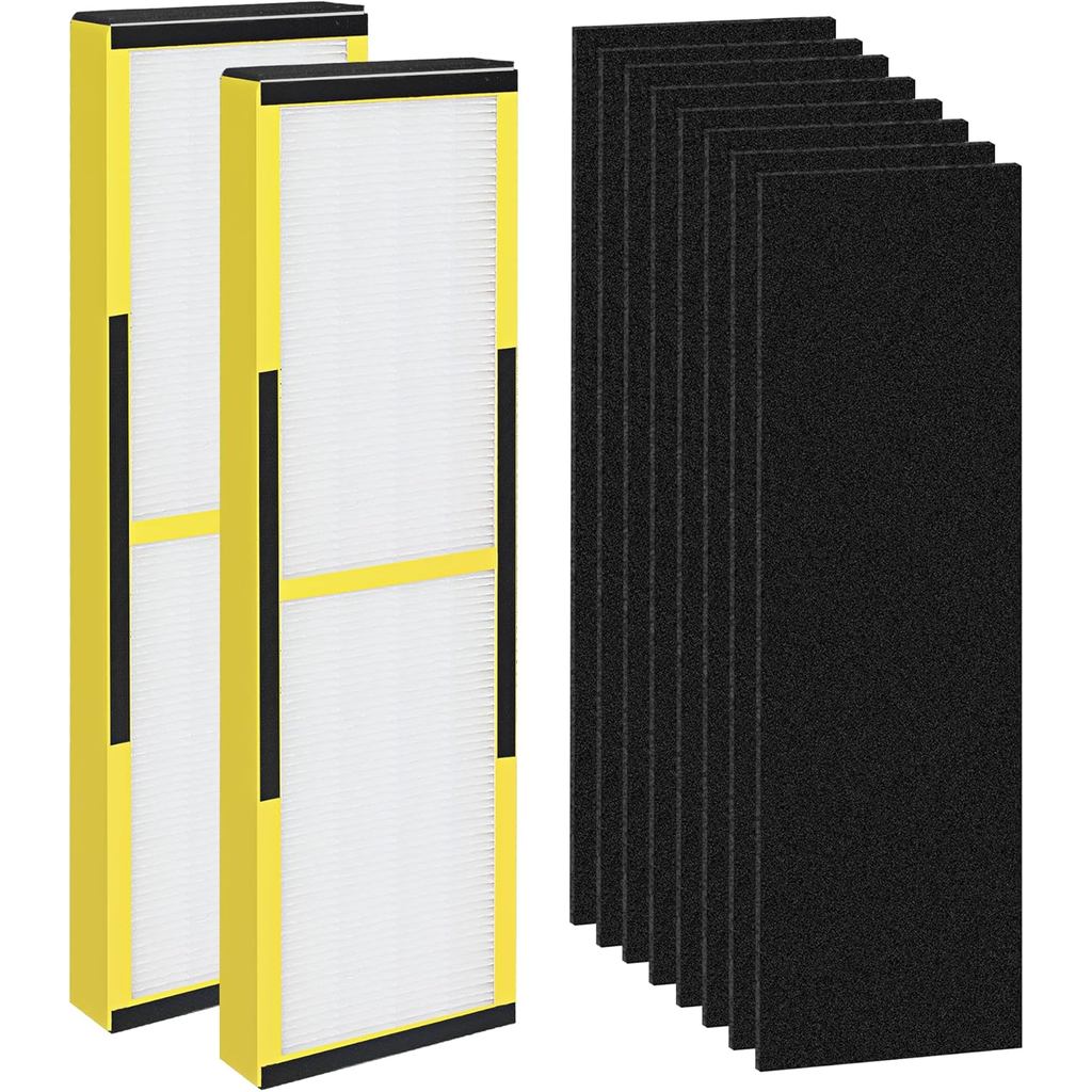 FLT4825 HEPA Filter B เปลี่ยนเครื่องฟอกอากาศ AC4825 AC4825E AC4300 AC4800 AC4900 AC4850 โดย Techecoo