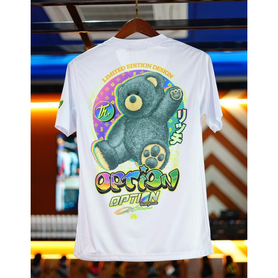 จัดไปวัยรุ่น ราคาโครตดีย์ 290 เรื่องเงียบ… ผ้ามันพิมพ์ลาย Bear Option วัยรุ่น / ผู้ใหญ่