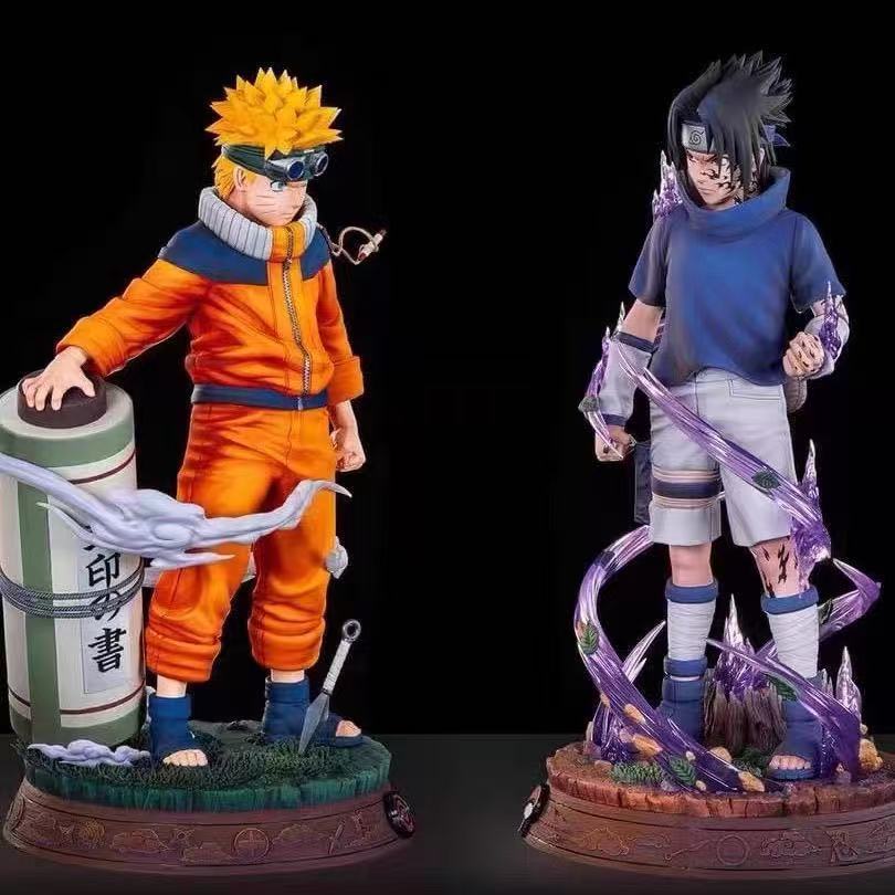 Naruto Figure Anime Ornament Naruto Sasuke1/4Statue Figure Naruto