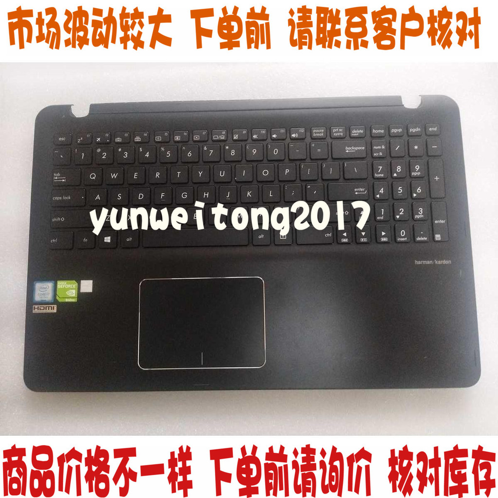 เหมาะสําหรับ ASUS ASUS Q504U Q524U UX560 C เชลล์เชลล์คีย์บอร์ดที่วางฝ่ามือลําโพง