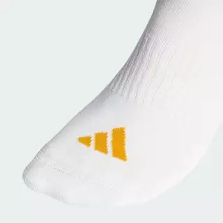 adidas ไลฟ์สไตล์ ถุงเท้าความยาวครึ่งแข้งรองรับแรงกระแทก 3-Stripes แพ็ค 3 คู่ Unisex สีขาว KE5501