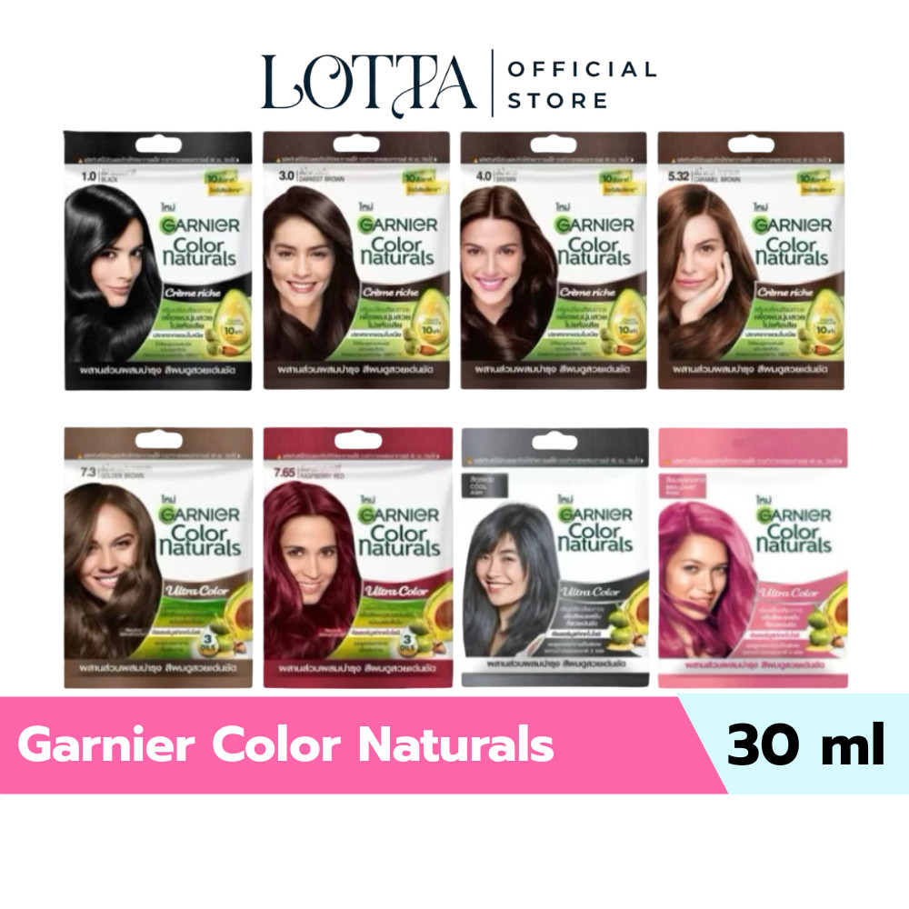(ซอง) Garnier Color Naturals 30 ml. การ์นิเย่ ครีมเปลี่ยนสีผม