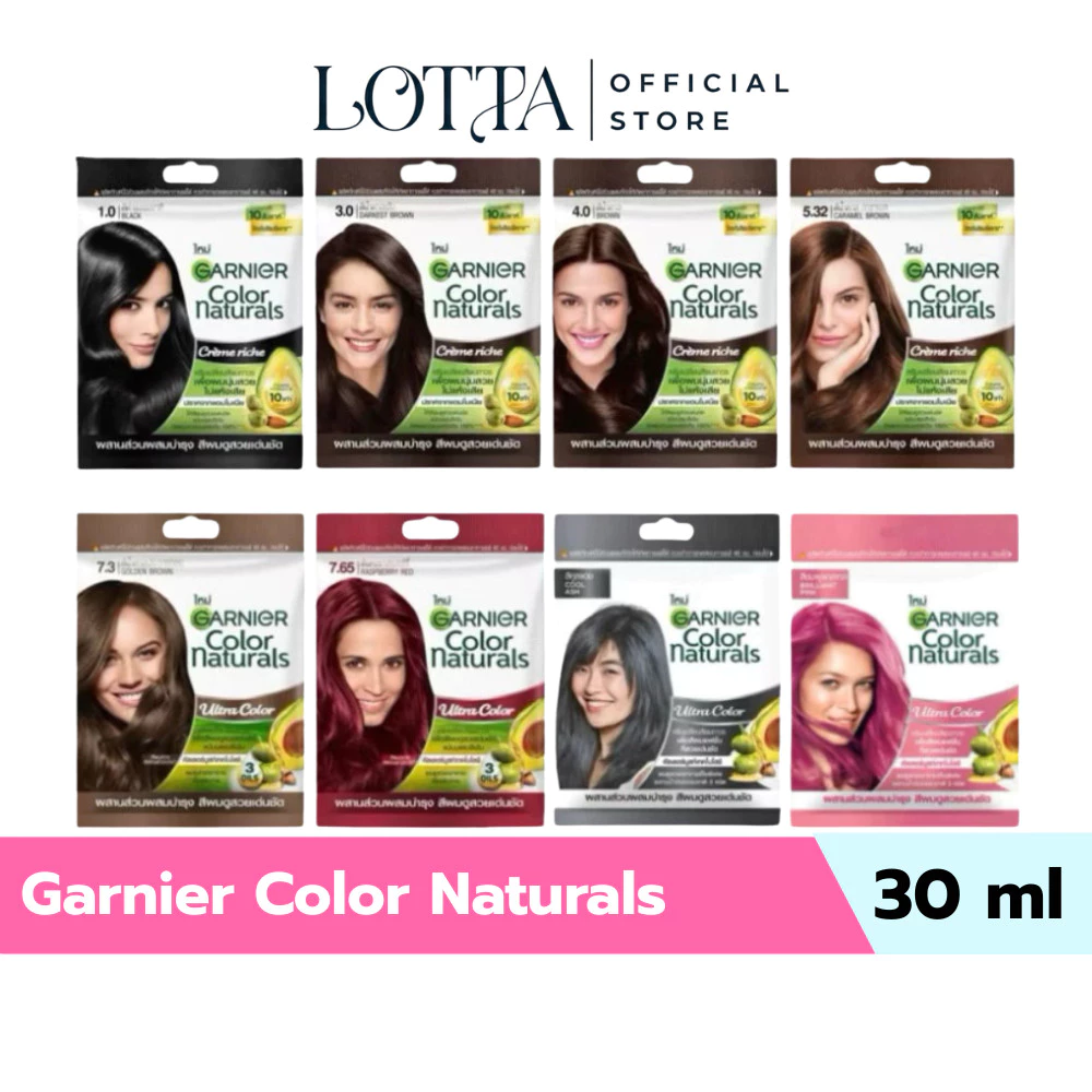 (ซอง) Garnier Color Naturals 30 ml. การ์นิเย่ ครีมเปลี่ยนสีผม