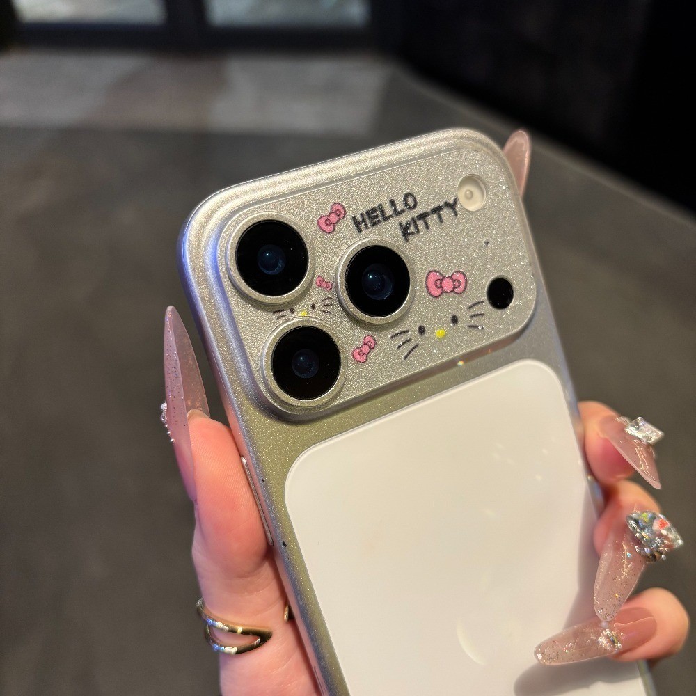 2 ชิ้นชุดน่ารัก Hollow Out Glitter สติกเกอร์สําหรับ IPhone 17ProMax 17Pro เลนส์ฟิล์มนุ่ม - รูปที่ 5