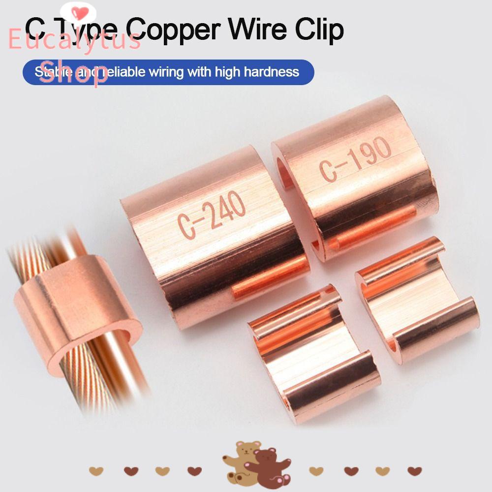 EUCALYTUSS คลิปลวดทองแดง, ขั้วต่อลวดทองแดงชนิด C, สายเคเบิลแบบขนาน Clamping Buckle Terminal Clamp Ca