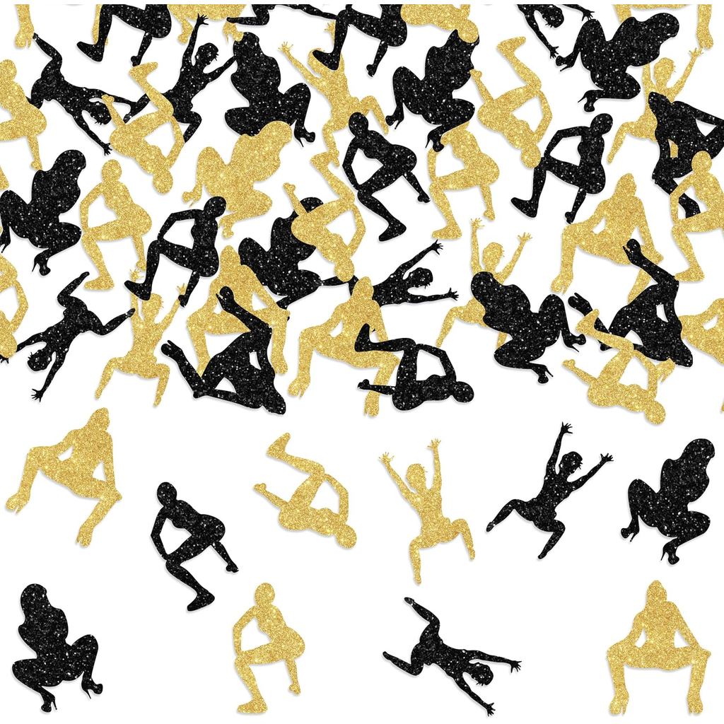 Cheeereveal 200PCS Bachelorette Party Confetti, Twerk Confetti, Funny Birthday Confetti สําหรับสาว N