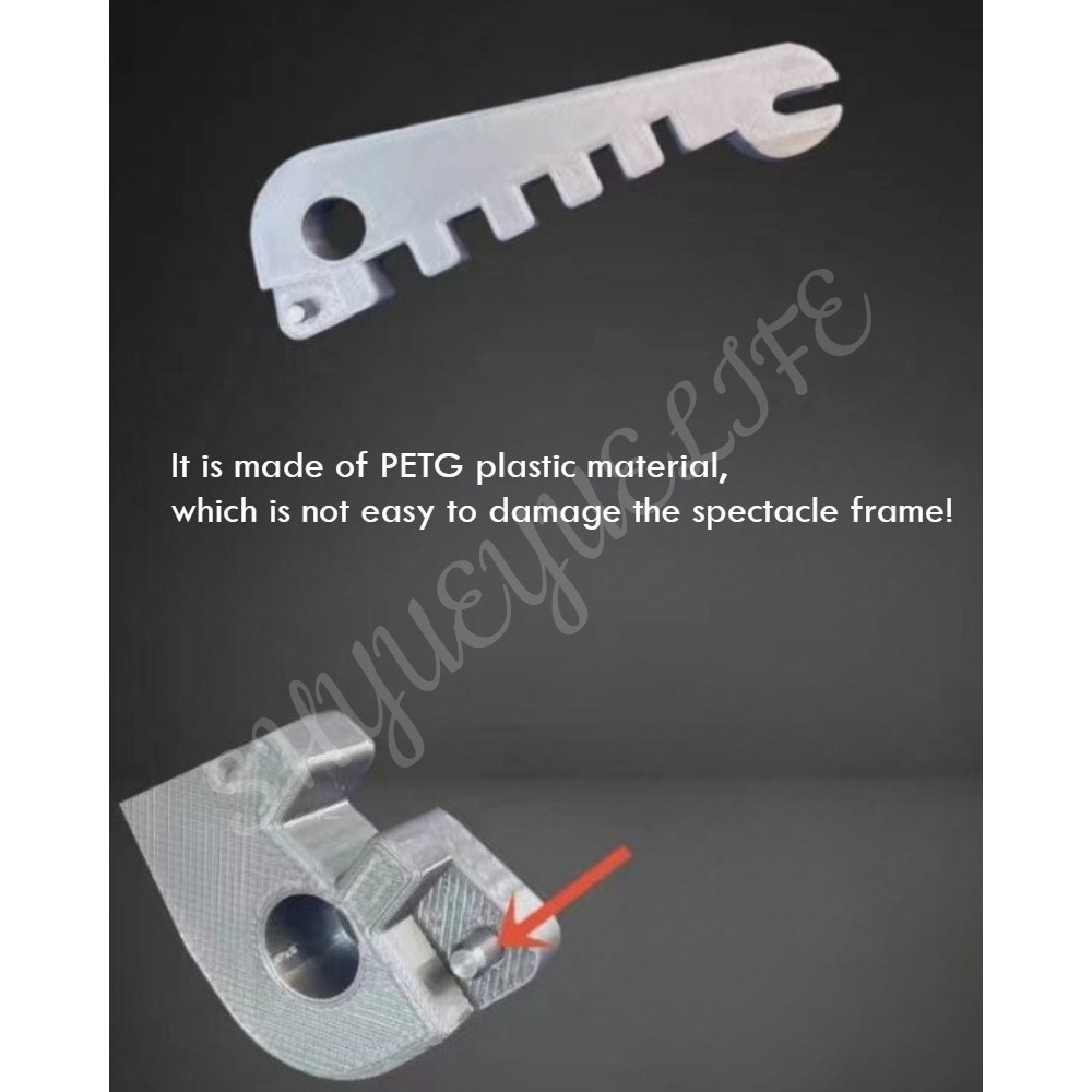 เครื่องมือซ่อมแว่นตาอเนกประสงค์สําหรับดัดและกรอบวัด/การปรับโค้งชั่วคราว ของใช้ในบ้าน - รูปที่ 5