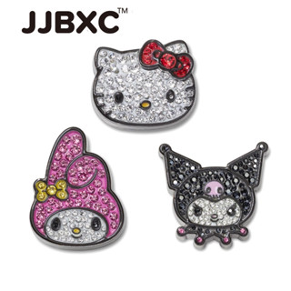 อุปกรณ์เสริมรองเท้าหัวเข็มขัด สไตล์การ์ตูน KT Cat Kuromi และ…