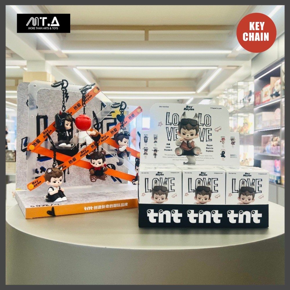 MORETHAN Arts&Toys Rayan Love Series Pendant Blind Box Figure พวงกุญแจ（กด6ชิ้น=1box）