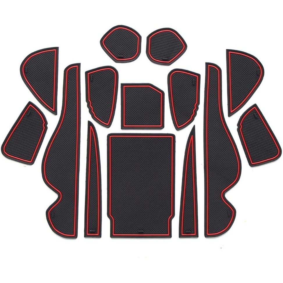 สําหรับ Toyota Harrier 60 A Series 2014 2015 2016 ยาง Anti-slip Mat ประตู Groove ถ้วย Pad โทรศัพท์เบ