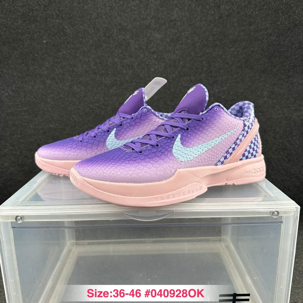 รองเท้าคอมแบท Kobe 6 แท้ ออกแบบสำหรับเล่นเกมในร่ม