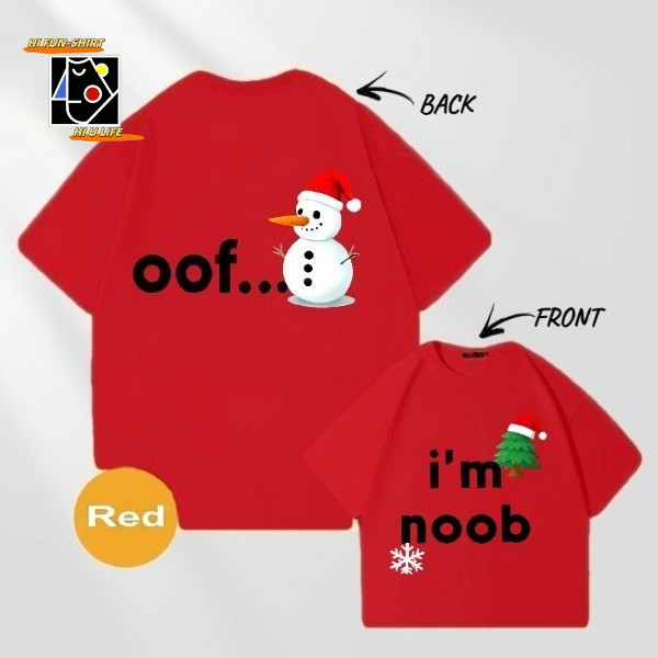 เสื้อยืด Im Noob Christmas Special Edition ใส่สบายไม่ยับ-