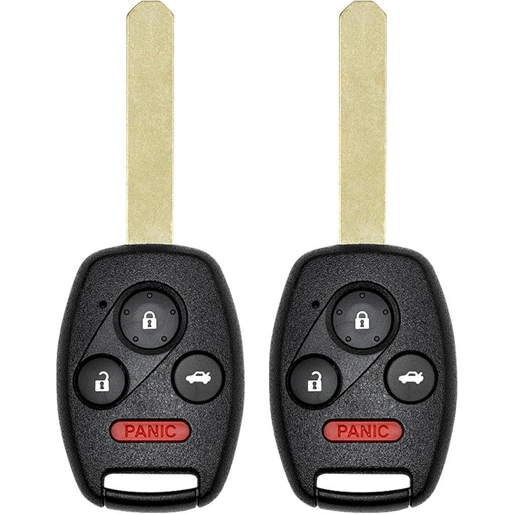 Key Fob สําหรับ 2006-2013 Honda Civic EX Si Hybrid รถ Keyless Entry รีโมทคอนโทรล, N5F-S0084A N5F-A05