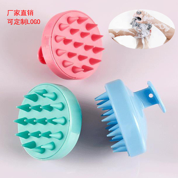 แปรงสระผม konvy หวีสระผม ข้ามพรมแดนขายร้อนทําผมหวีสไตล์ใหม่อาบน้ําหัวนวดทําความสะอาดซิลิโคนแชมพูแปรง