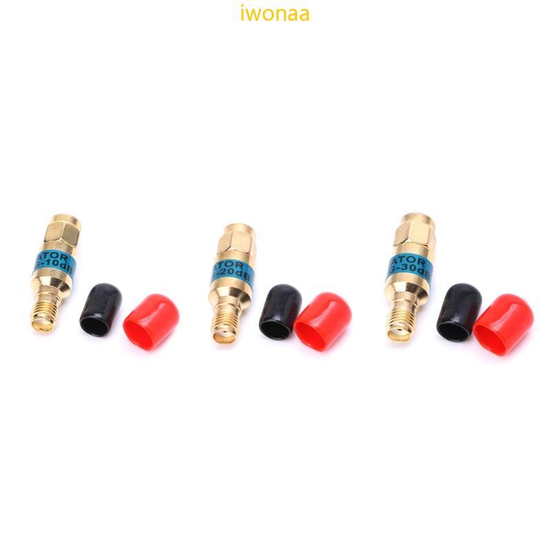 Iwo Golden Attenuator SMA-JK ชายหญิง RF Coaxial Attenuator 2W 0-6GHz 30db