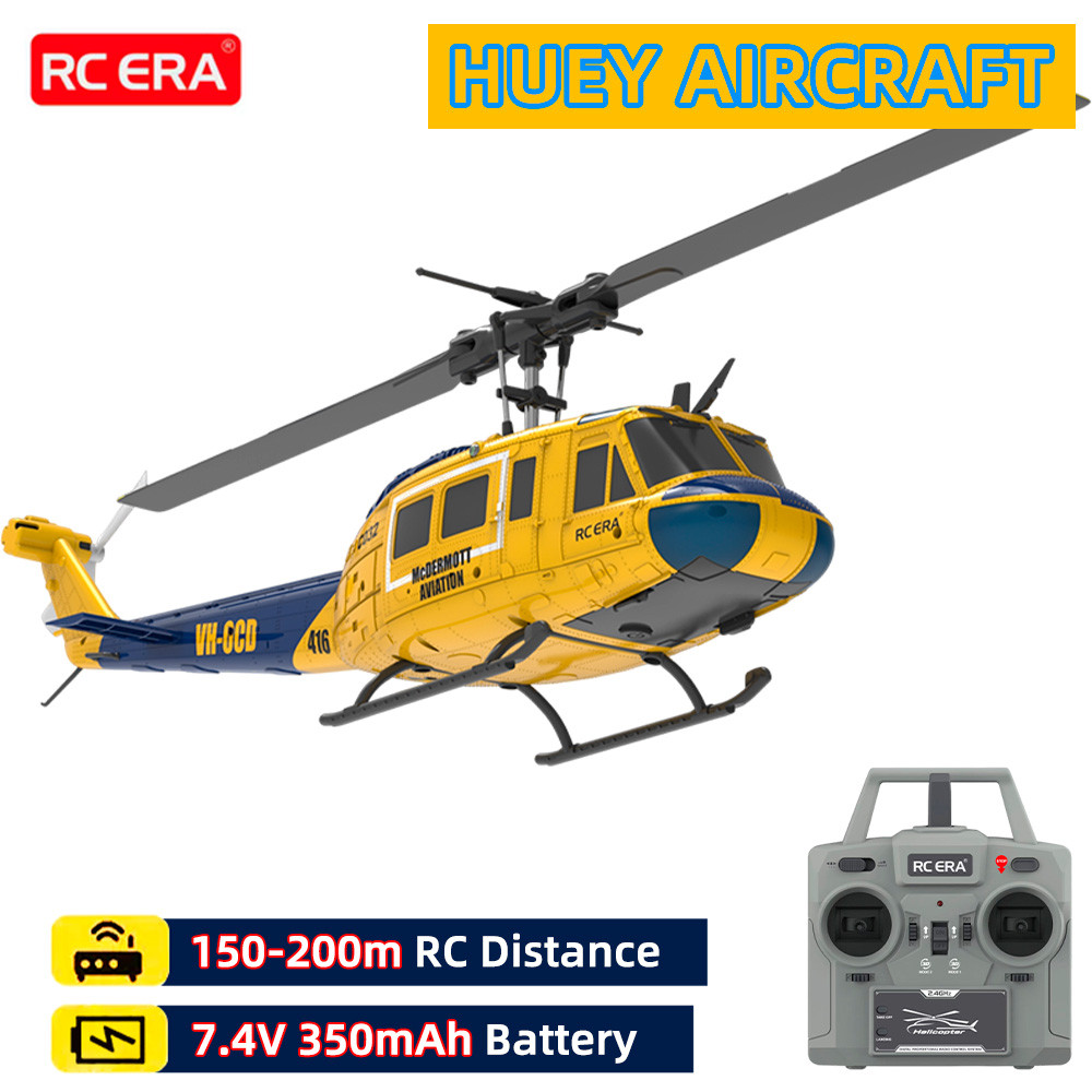 Brushless RC ERA C032 UH-1 RTF RC เฮลิคอปเตอร์ 6 แกน Gyroscope One Click 3D Flip UH1 Optical Flow ตํ
