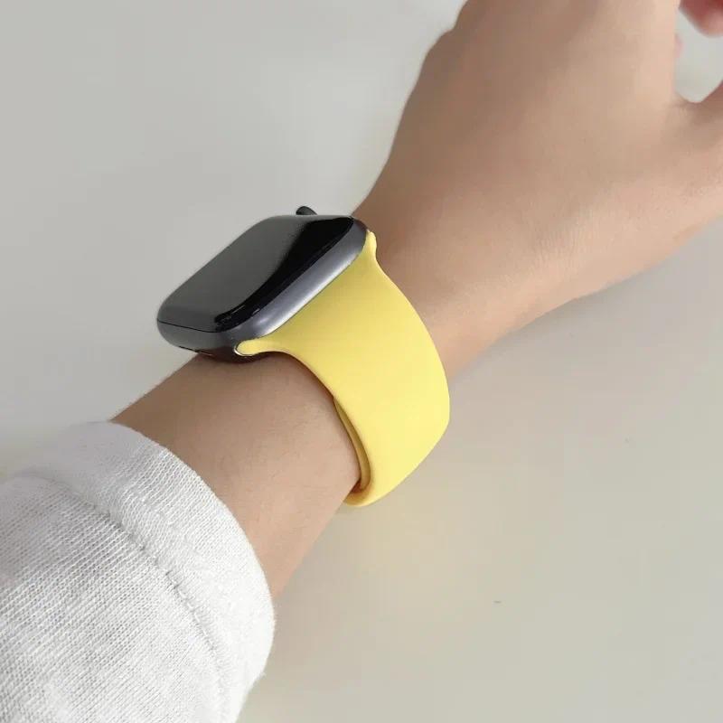 Band สําหรับ Apple Watch series 11 10 46 มม.44 มม.45 มม.49 มม.40 มม.42 มม.41 มม.2025 Silicon iWatch 9 8 7 6 SE ultra 2025 3/2