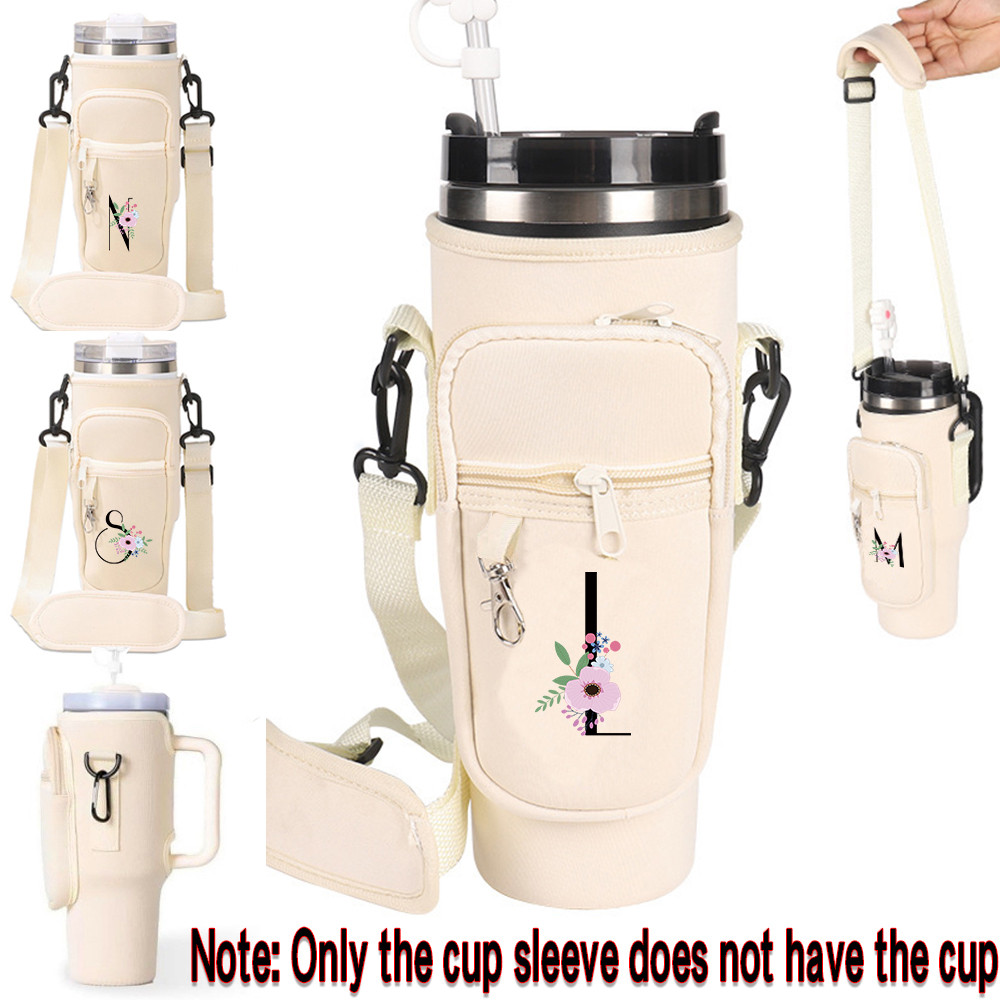 ใหม่ Slip-proof Outdo Ptable Cup Pouch proof ใหม่ tumbler sleeve Tumbler crossbody bag ขวดน้ํากระเป๋