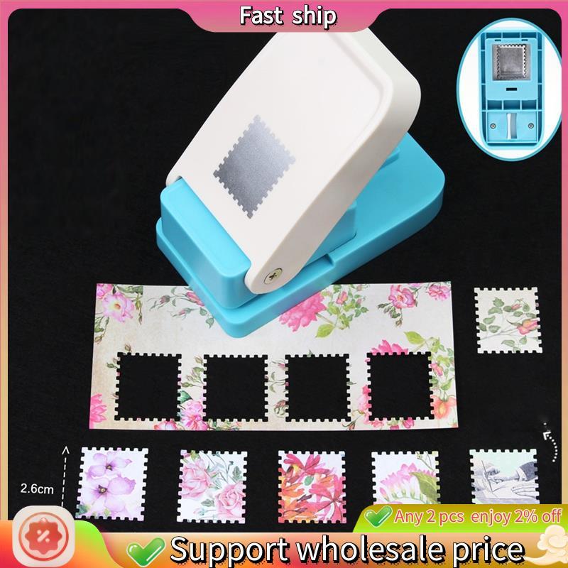 จัดส่งรวดเร็ว-Stamp Punch Lever Action Craft Punch สําหรับสมุดขูดกระดาษ