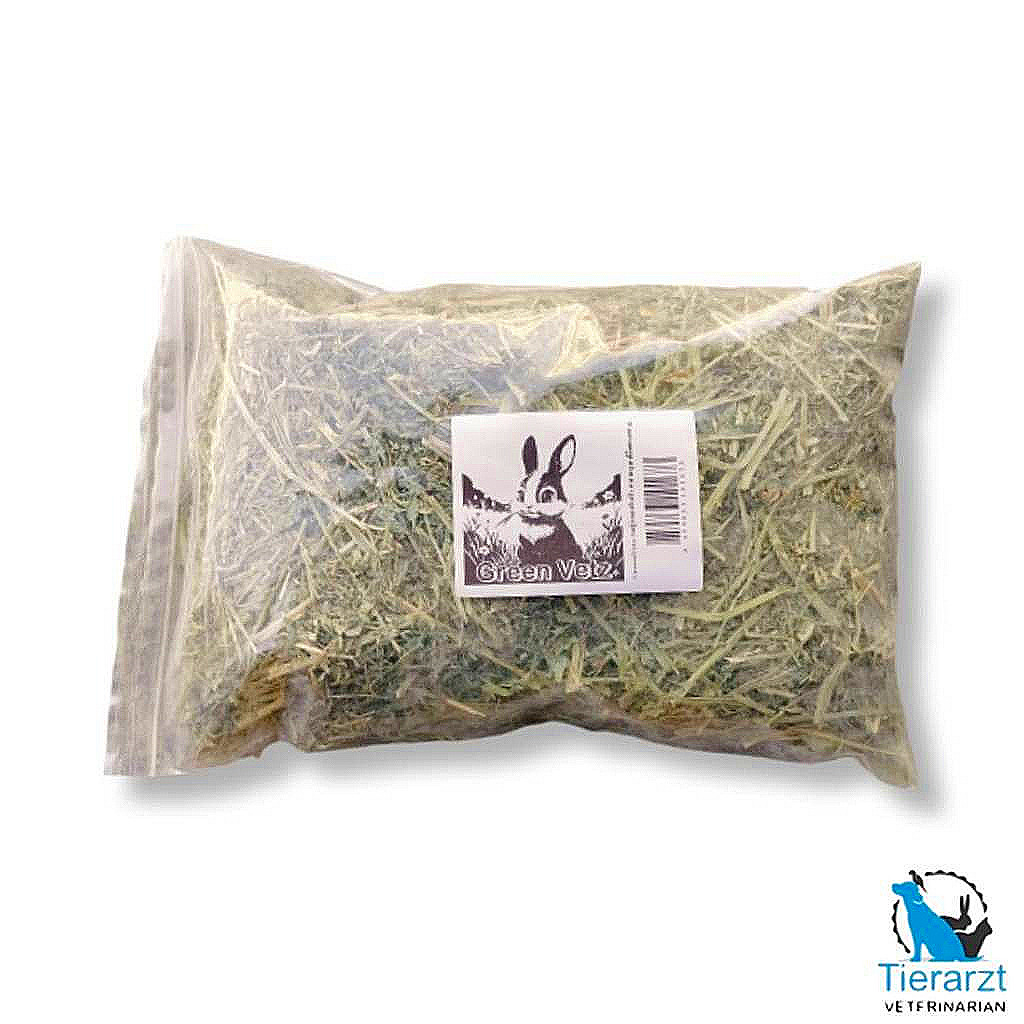 Green Vetz Alfalfa Hay หญ้าอัลฟาฟ่า 400 กรัม สำหรับกระต่าย (ถุงเปลือย)