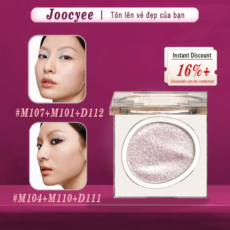 Joocyee Fermented Color Monochrome Eyeshadow Matte Fine Glitter Pearl Glitter Color Development Sequ