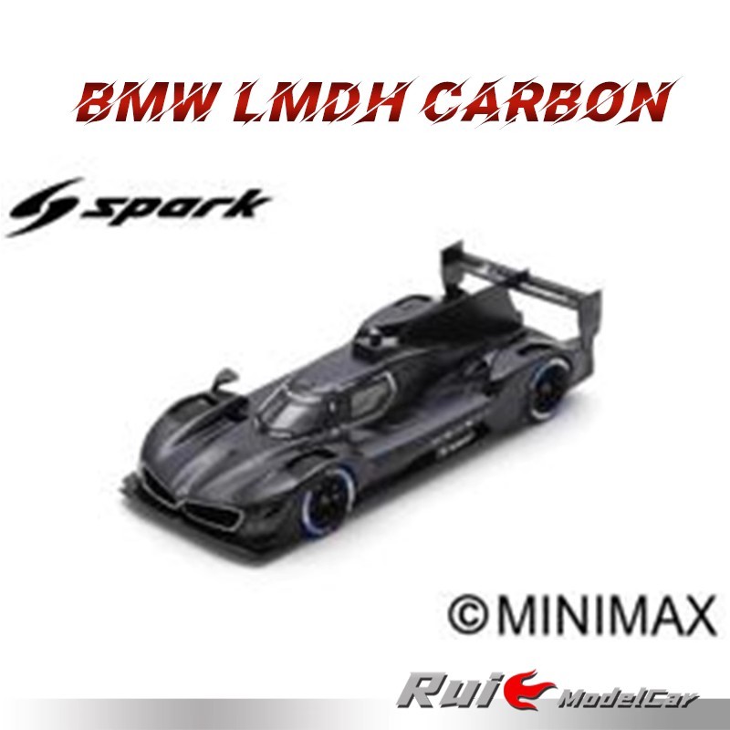 สต็อกพร้อม 1: 43 Spark BMW BMW M Hybrid V8 LMDH โมเดลรถแข่ง