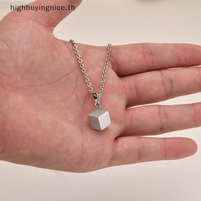 HNTH เครื่องประดับศพสัตว์เลี้ยง Urn จี้สําหรับสุนัขแมวขี้เถ้าสร้อยคอสัตว์เลี้ยงอนุสรณ์จี้สแตนเลส Urn