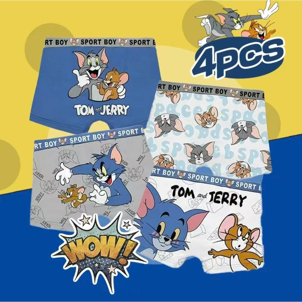 กางเกงบ็อกเซอร์ลายการ์ตูนสำหรับเด็กผู้ชาย อายุ 3-14 ปี - รูปที่ 6