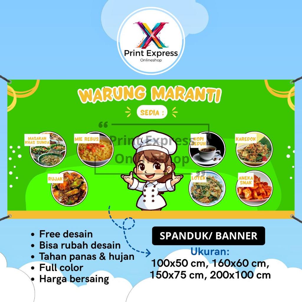 HIJAU BANNER BANNER Wrung Mekan Maranti Green Blue ออกแบบสามารถขอได้