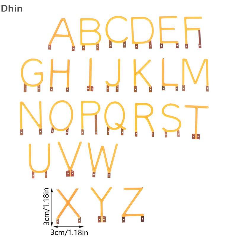 [Dhin] Letter Filament COB LED Filament DC3V เทียน Edison สีเหลืองไดโอด Party ตกแต่งอุปกรณ์เสริม DIY COD - รูปที่ 7