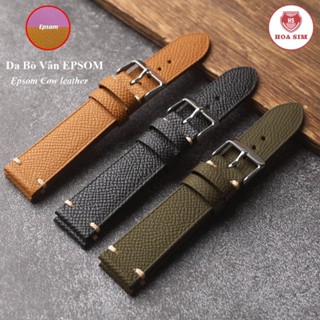 (ตัดบาง) สายนาฬิกา TANK ของแท้ Epsom grain cowhide บาง BO-10…