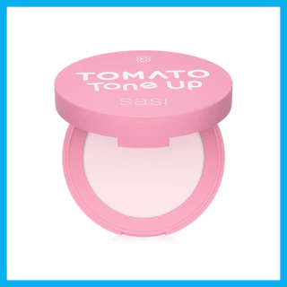 SASI Tomato Tone Up Compact Powder 4.5g แป้งอัดแข็งมะเขือเทศ ศศิ อัพผิวเนียนใส แลดูอมชมพูกระจ่างใส พร้อมคุมมันนาน.