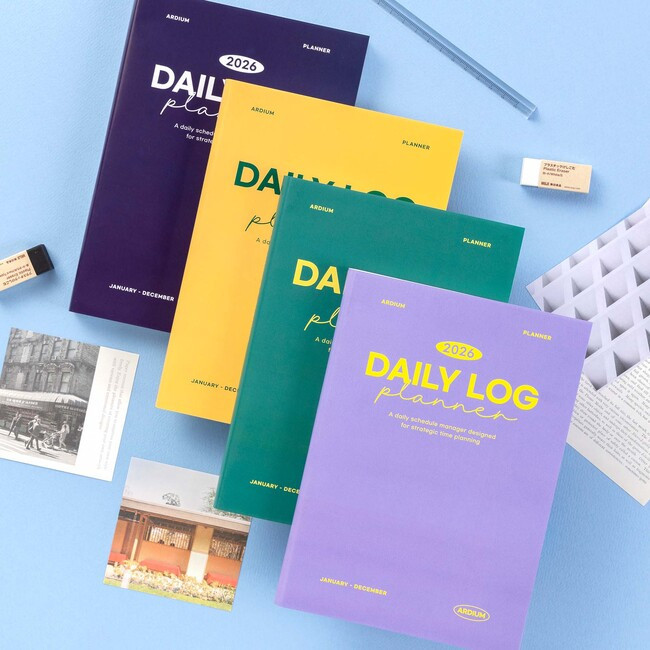 2026 Daily Log Planner Korea Origin Diary Planner Study Planner Schedule Book