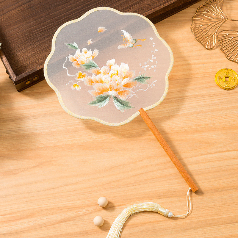 Onesleโบราณโบราณถักถักถักพัดลมสไตล์พัดลมเต้นรําโบราณHanfu songshan.my20251201